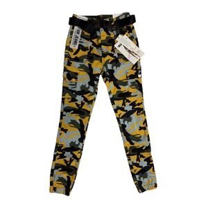 VIP Jeans Cargo Collection Sculpting Stretch Denim Camo Joggers Womens Size 1/25
